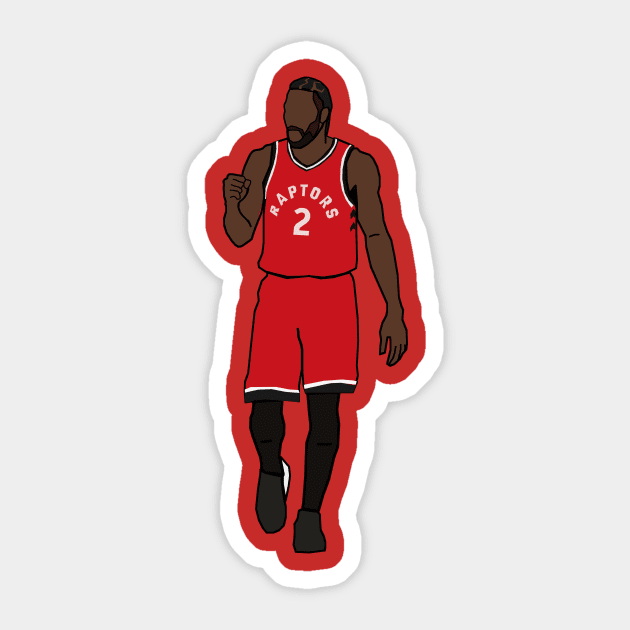 Kawhi Leonard - NBA Toronto Raptors Sticker by xavierjfong